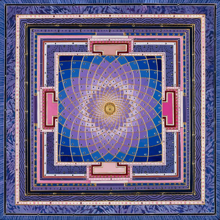 Purple Mandala Gates Mandala